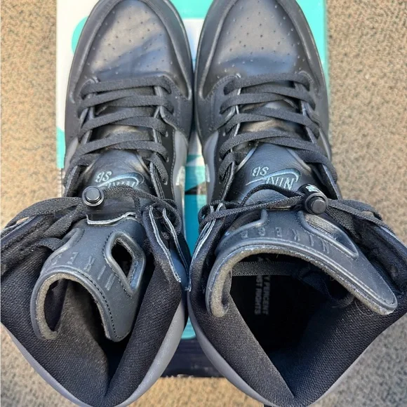 Nike SB Dunk High FPAR - Black and Gray High-Tops - Picture 3 of 9